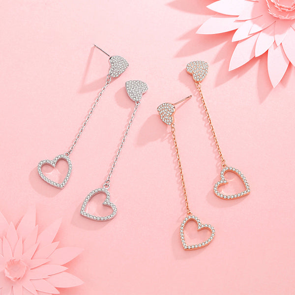 ORIGINAL 925 SILVER LOVE EAR WIRE
