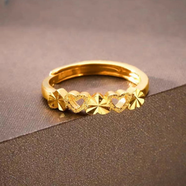 ORIGINAL GOLD HEART TO HEART AFFINITY RING