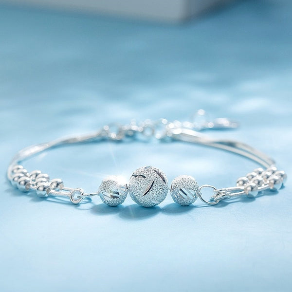 ORIGINAL 990 SILVER TRANSFER BEAD BRACELET