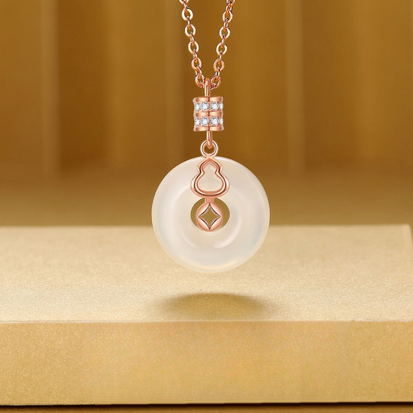 KISALL ORIGINAL GOURD HOTAN JADE  NECKLACE