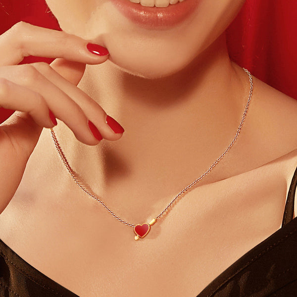 KISALL ORIGINAL 18K GOLD CUPID ARROW NECKLACE
