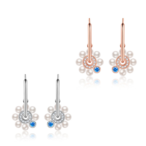KISALL Original 925 Silver Nightlight Ferri s Wheel Beizhu Earrings