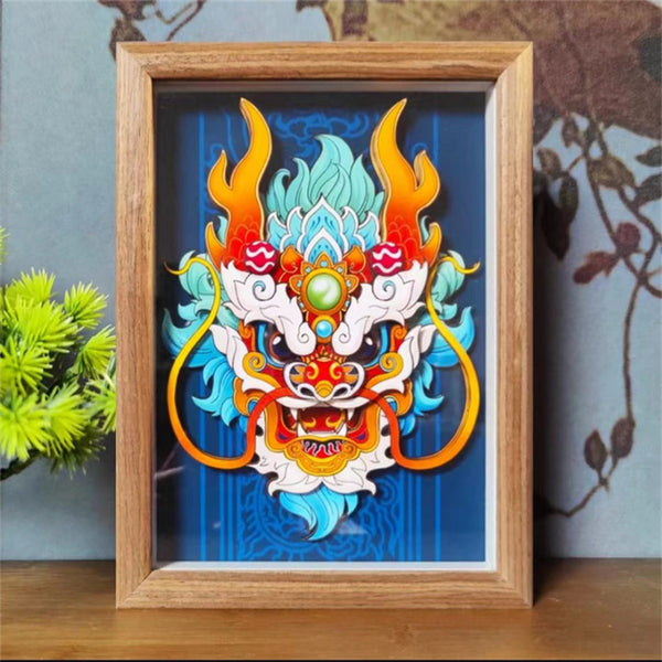 Dragon Dance Paper Cuttings Craft Stereo