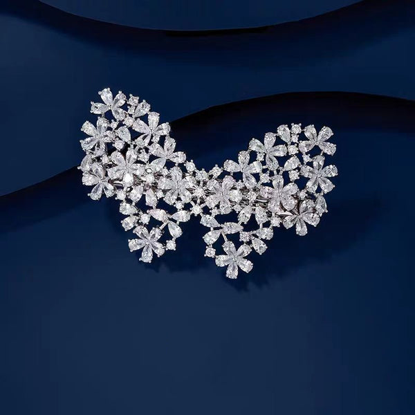 KISALL Snow Painting Butterfly Hair Clip
