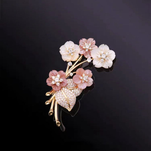 KISALL Plant Flower Brooch